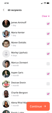 Mobile phone with happy girls