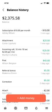 Mobile phone with happy girls